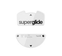 Superglide - Patines de ratón de Superficie Pulida súper Suave Fabricados con Vidrio Ultra Fuerte, Suela súper rápida, Lisa y Duradera para Razer Viper V3 Pro [Blanco]