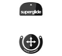 Superglide - Patines de ratón más rápidos y Suaves Fabricados con Vidrio Ultra Fuerte, Suela súper rápida, Suave y Duradera para Logitech G Pro X Superlight (Negro)