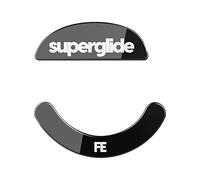 Superglide - Patines/patas de ratón más rápidas y suaves fabricadas con vidrio ultra fuerte, suela suave y duradera para Pulsar Xlite Wireless / V2 y V2 Mini mouse inalámbrico para juegos (negro)