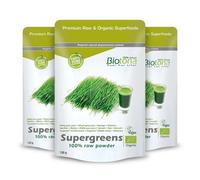 Supergreens 100% Raw Polvo Bio 150gr Pack 3 Biotona