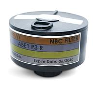 SUPERGUM Filtro de máscara de gas, CBRN de 40 mm, filtro de máscara de gas israelí certificado | Larga vida útil