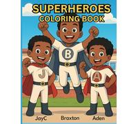 Superhero Cousins Coloring and Activity Book: A kids coloring book