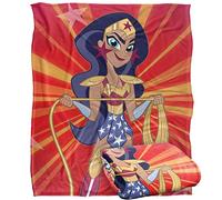 SUPERHERO GIRLS Wonder Woman Wonder Woman Manta súper Suave con Tacto Sedoso - 152 x 127 cm