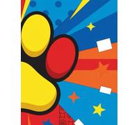 Superhero Paw: Notebook for Animal and Comic Book Lovers