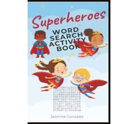 Superhero Word Search Activity Book