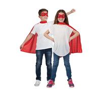 Superhéroe Capa & Antifaz Niños Día Del Libro Disfraz Kit Infantil Capas