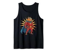 Superhéroe Capibara Capa Roja Super Hero Camiseta sin Mangas
