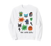 Superhéroe Monster Crew Animales Cómics Máscara Juguetes Sudadera
