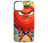 Superhéroe Vegetariano Super Tomate Carcasa para iPhone 15 Plus