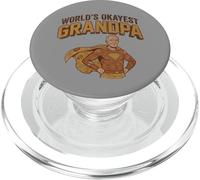 Superhéroe Vintage del Abuelo más Bueno del Mundo PopSockets PopGrip para MagSafe