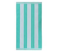 Superior Collection - Toallas de Playa de Jacquard de Lujo, algodón Peinado, tamaño Grande, Algodón Peinado, Mint Cabana Stripe, 43 x 5 x 30 cm