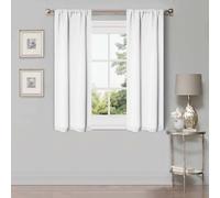 Superior Cortinas Opacas, oscurecimiento de habitación, Dormitorio, Acentos de Ventana de Estar, Bloqueo Solar, térmicas, clásicas Modernas, colección sólida, Juego de 2 Paneles, Bolsillo para Barra,