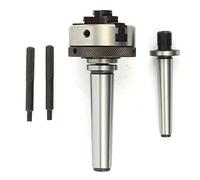 Superior Electric ALC5491 Mini Portabrocas de torno de 2 pulgadas de diámetro con vástago MT-1 y MT-2