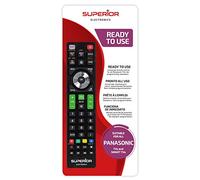 Superior Electronics SUPTRB011 - Mando a Distancia de Repuesto Universal Compatible con Todos los televisores y Smart TV de la Marca Panasonic, Listo para Usar, no Requiere programación
