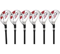 Superior Hombres de majek Golf Todos los híbrida Parcial Set, Que Incluye: # 5, 6, 7, 8, 9, PW Senior Flex diestro Nuevo Rescate Utilidad a Flex Club