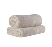 Superior Juego de Toallas de baño de algodón Egipcio de 2 Piezas, Toalla de baño de 34 x 68 Pulgadas, 800 g/m², 2 Piezas, Piedra