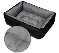 SuperKissen24. - Cama Perro para Perros y Gato - Impermeable - Grande y Mediano Perros - Gris XL