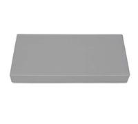SuperKissen24. Cojín Colchón para Palet Sofá Banco 80x40 cm Asiento Cómodo e Impermeable para Muebles Terazza Exterior - Grigio