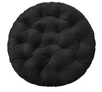 SuperKissen24. Cojín para Silla Colgante - Cojín Redondo con Fibra de Silicona - Cojín para Columpio Colgante de Tela de Terciopelo - Asiento Colgante - Interior y Exterior - Cojín Decorativo para