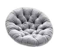 SuperKissen24. Cojín para sillón Colgante, Silla Colgante, cojín Redondo con Fibra de Silicona, cojín para Columpio Colgante de Tela de Terciopelo, para Interior y Exterior, cojín Decorativo para