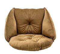 SuperKissen24. Cojines para Silla Colgante - Cojín Redondo - Almohada para Silla Colgante - Almohada para Silla Columpio - Almohada Blanda - Beige