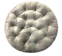SuperKissen24. Cojines para Silla Colgante - Cojín Redondo - Almohada para Silla Colgante - Almohada para Silla Columpio - Almohada Blanda - Plata