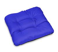 SuperKissen24. Set de 8 Cojines de Asiento - Cojín de Silla 45x45 cm para Interior y Exterior Cómodo e Impermeable para Muebles de Jardin, Terraza, para Suelo - Aciano