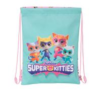 SUPERKITTIES - Mochila Saco Plano Junior, Mochila, Ideal para Niños de Diferentes Edades, Cómoda y Versátil, Calidad y Resistencia, 26x34 cm
