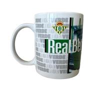 Superlicencias | Taza Cerámica Real Betis Balompié La Vida En Verde en Caja Regalo | Tazas de Desayuno Real Betis | Regalo Original Futbol | Cosas de fútbol para Niños | Producto Oficial