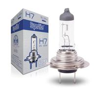 Superlite Bombilla Halógena H7 12V 55W Para Faros Principales de la Gama Night Vision. Homologación E1 R37/03 y Certificación RoHs y CE. Durabilidad y Luminosidad Excepcional.