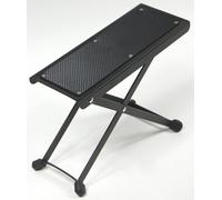 SUPERLOK Reposapiés regulable a 4 alturas y engomado, Negro, Metal, Ajustable, Plegable