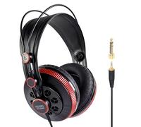 Superlux HD681 Air - Audífonos Profesionales semiabiertos con Almohadillas Air Cushion con Cable, Sonido de Alta resolución, adaptadores de 3.5 y 6.3 mm para Escuchar Casual, grabación de DJ y Juegos