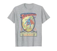 Superman #1 Camiseta, Hombre, Gris Jaspeado, 4XL