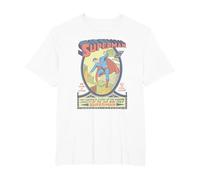 Superman #1 Camiseta, Hombre Tallas Grandes, Blanco, 4X Alto