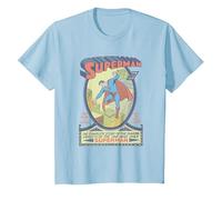 Superman #1 Camiseta, Niños, Azul Bebé, 4 años