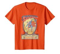 Superman #1 Camiseta, Niños, Naranja, 4 años