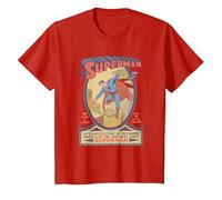 Superman #1 Camiseta, Niños, Rojo, 4 años