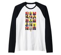 Superman (2025) Character Squares Camiseta Manga Raglan