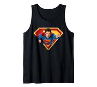 Superman (2025) Flying Over S-Shield Camiseta sin Mangas