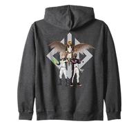 Superman (2025) Justice Gang Trio Grey Sudadera con Capucha