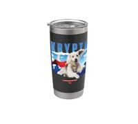 Superman (2025) Krypto in the Sky Y Vaso térmico de acero inoxidable de doble pared