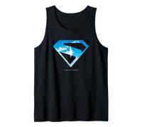 Superman 2025 Movie Cloud Shield Camiseta sin Mangas