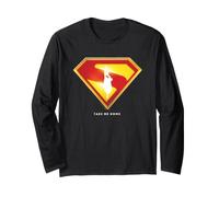 Superman 2025 Movie Take Me Home Shield Manga Larga