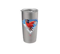 Superman (2025) Superman Lois Shield Vaso térmico de acero inoxidable de doble pared