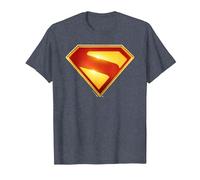 Superman (2025) Superman New Logo 2 Camiseta, Hombre, Azul Jaspeado, 3XL