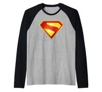 Superman (2025) Superman New Logo 2 Camiseta Manga Raglan