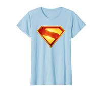 Superman (2025) Superman New Logo 2 Camiseta, Mujer, Azul Bebé, 3XL