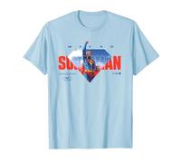 Superman (2025) Up In The Sky Camiseta, Hombre, Azul Bebé, L