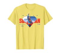 Superman (2025) Up In The Sky Camiseta, Hombre, Limón, M