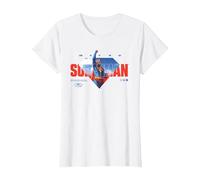 Superman (2025) Up In The Sky Camiseta, Mujer, Blanco, L